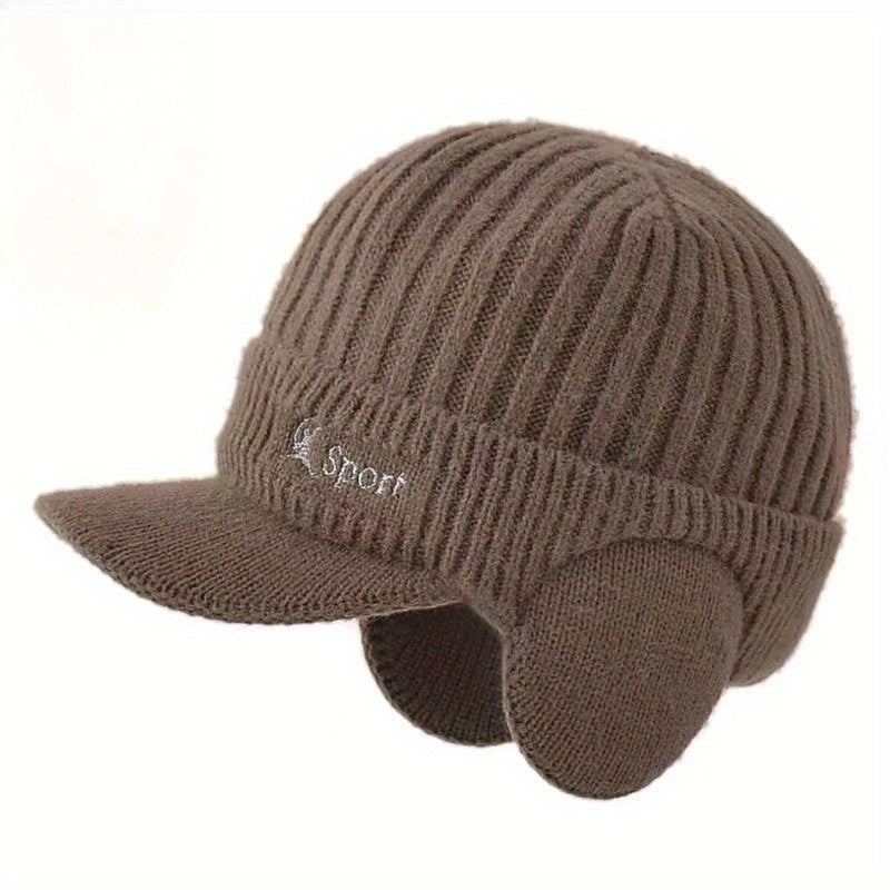 Pandaize Cozy Unisex Fleece-Lined Hat for Winter
