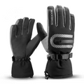 Fleece-Lined Thickened Full Finger Double-Layer Ski Gloves