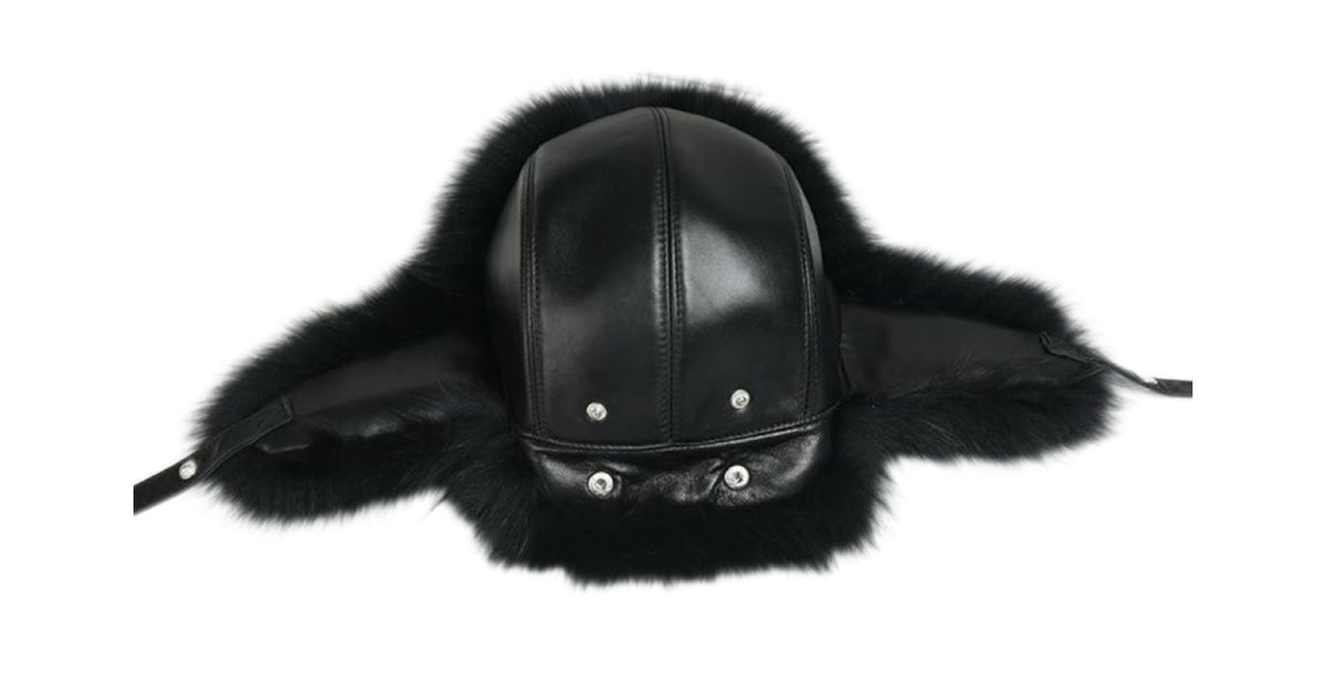 High-Quality Luxury Fox Fur Hat for Men – Warm Ear Protection Winter & Spring Travel Ski Hat