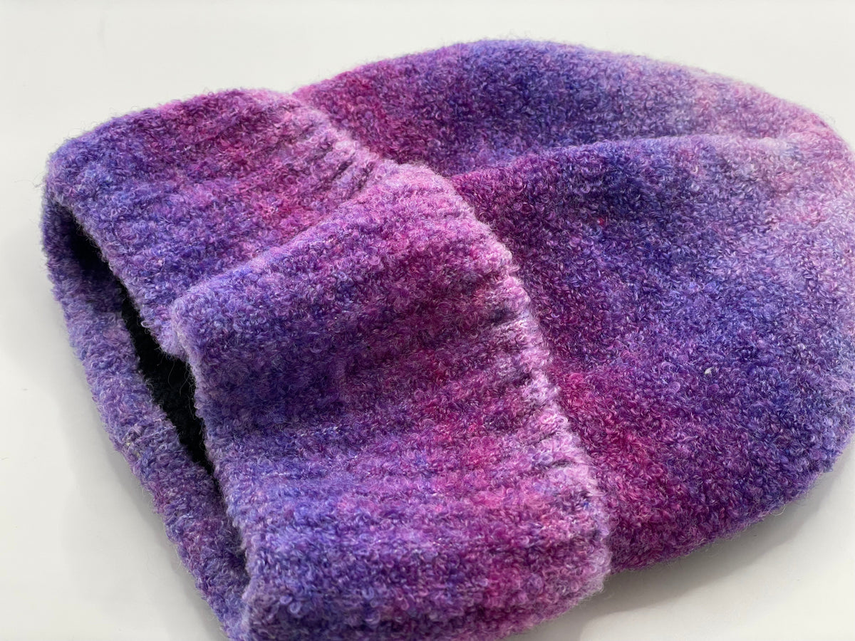 Pandaize Gradient Color Warm Fleece Outdoor Knit Hat - Stylish and Versatile