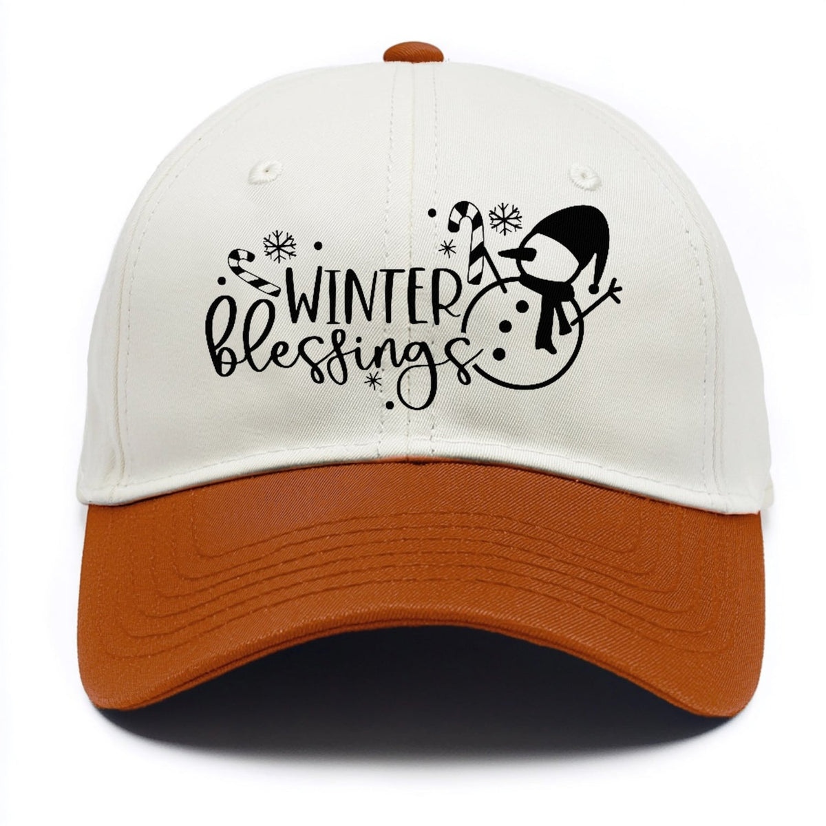 Winter Wonderland Winter Blessings Two Tone Cap