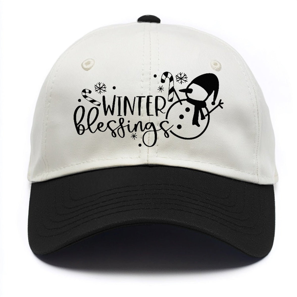 Winter Wonderland Winter Blessings Two Tone Cap