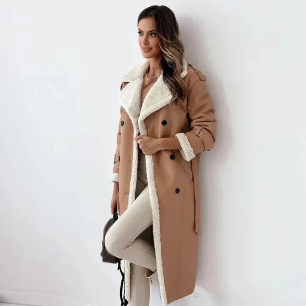 Ladies Classic Trench Overcoat