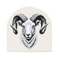 Cozy Sheep Face Knit Beanie - Warm Earflap Hat