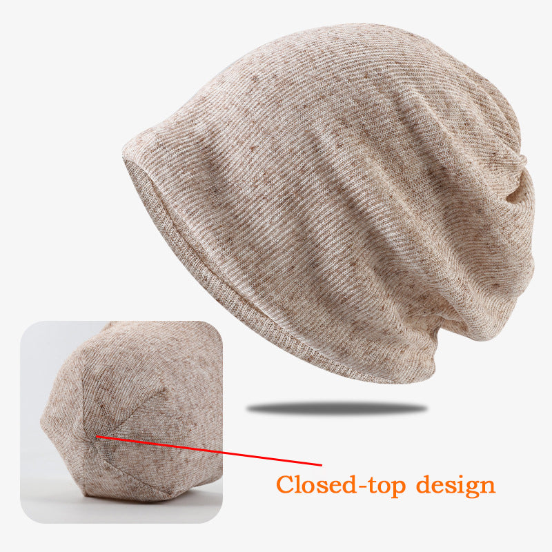 Pandaize Summer Breathable Hollow-out Slouchy Beanie | 2-in-1 Beanie & Neck Warmer