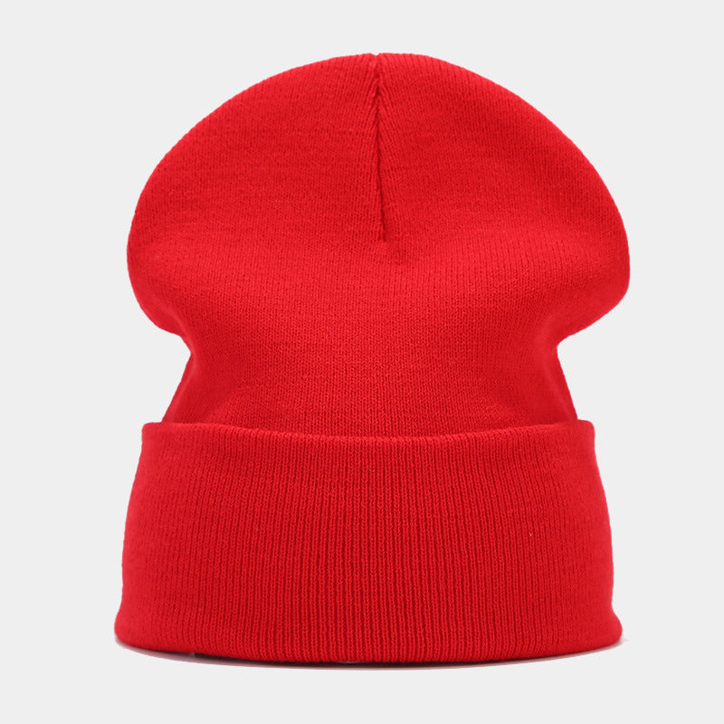 High-Quality Knit Beanie for Men and Women - Stylish Outdoor Cold Hat for Fall/Winter, Solid Color, Trendy Warmth, Light Layers Hat