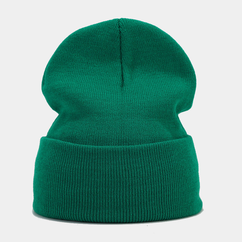 High-Quality Knit Beanie for Men and Women - Stylish Outdoor Cold Hat for Fall/Winter, Solid Color, Trendy Warmth, Light Layers Hat