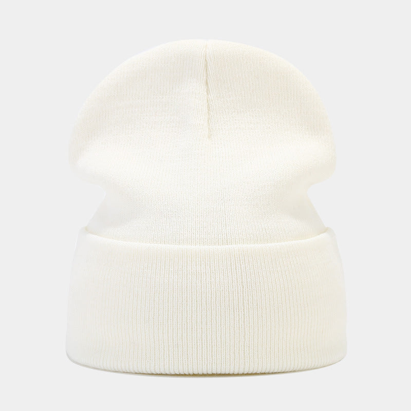 High-Quality Knit Beanie for Men and Women - Stylish Outdoor Cold Hat for Fall/Winter, Solid Color, Trendy Warmth, Light Layers Hat