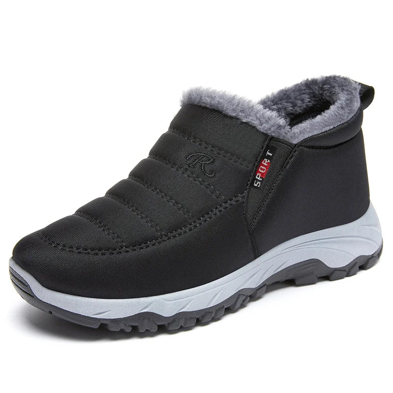 Warm Insulated Snow Boots for Women - Comfortable Slip On Style