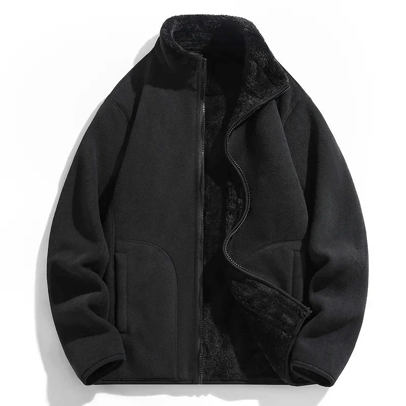 Cozy Fleece Lined Casual Jacket