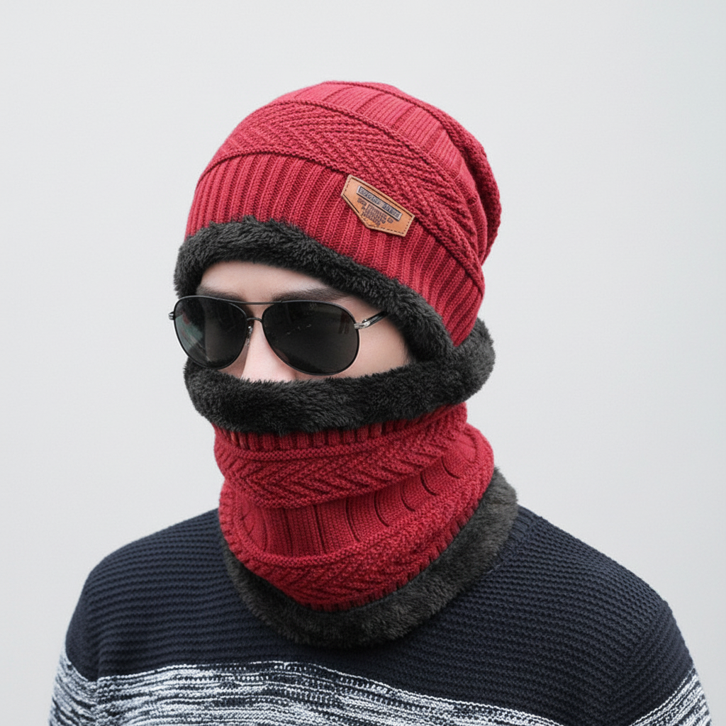 Thermal Face Mask with Built-in Visor