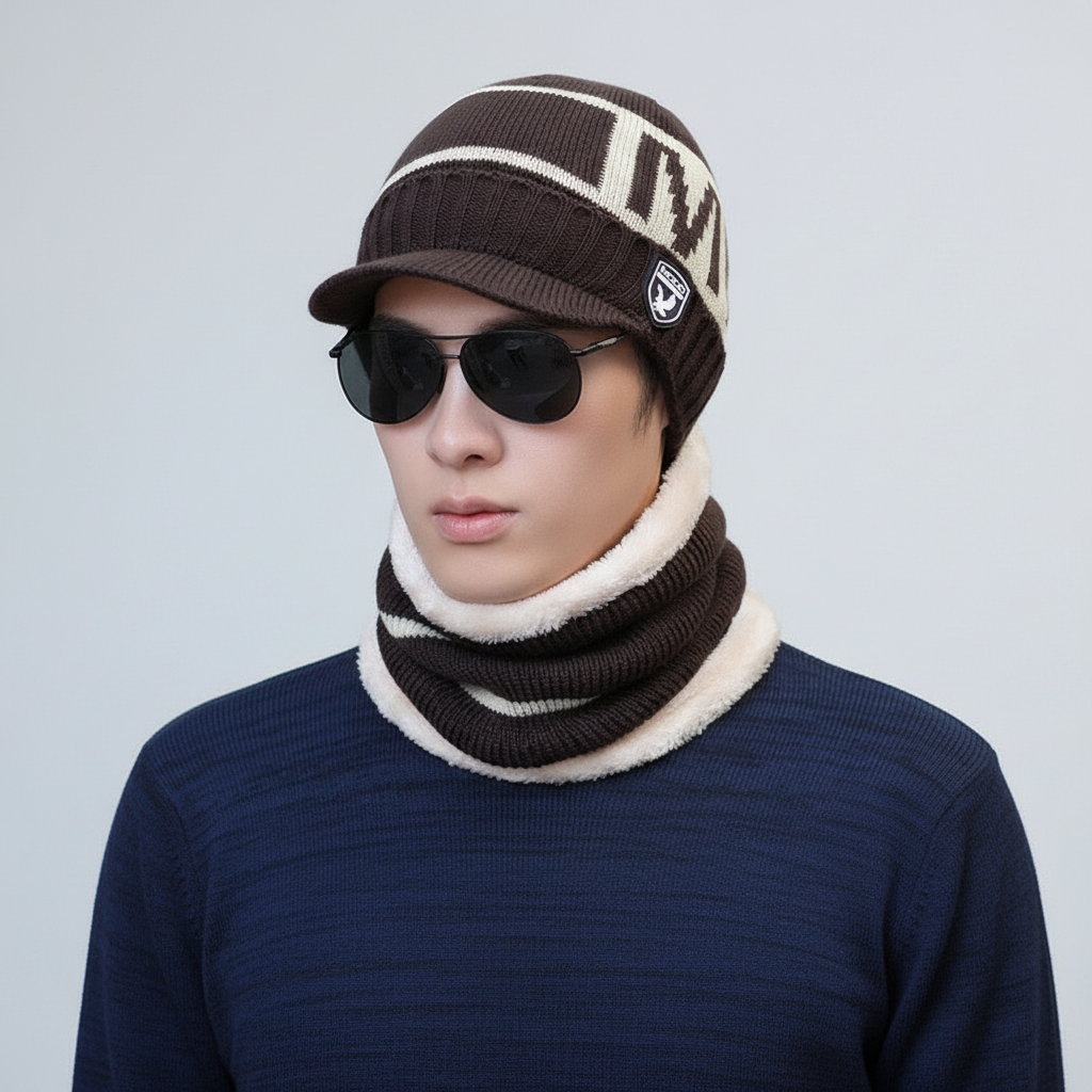 Thermal Face Mask with Built-in Visor