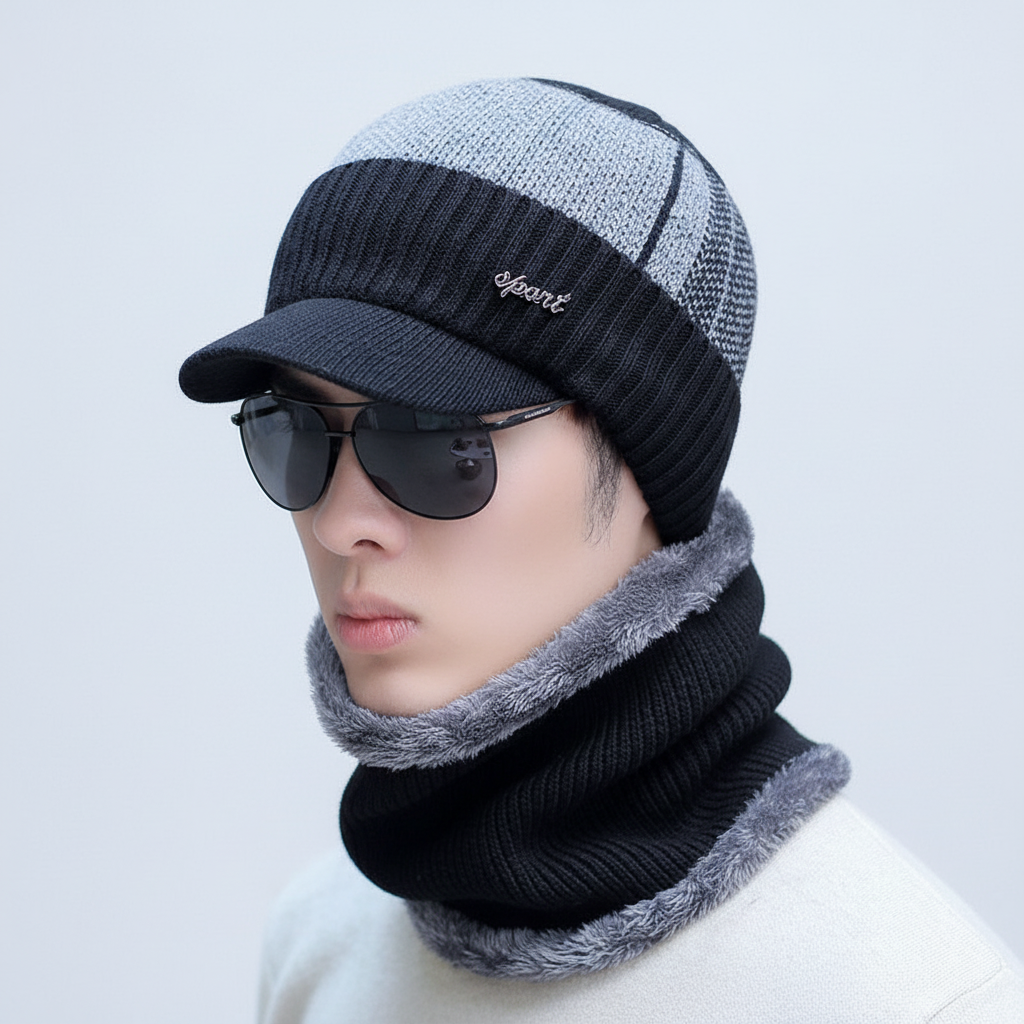 Thermal Face Mask with Built-in Visor