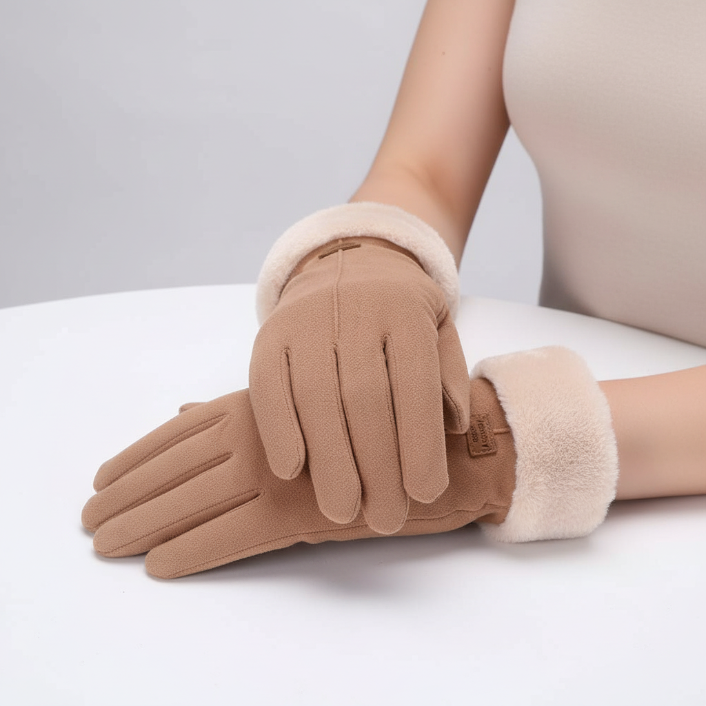 Warm Waterproof Smartphone Gloves - SuedeLux