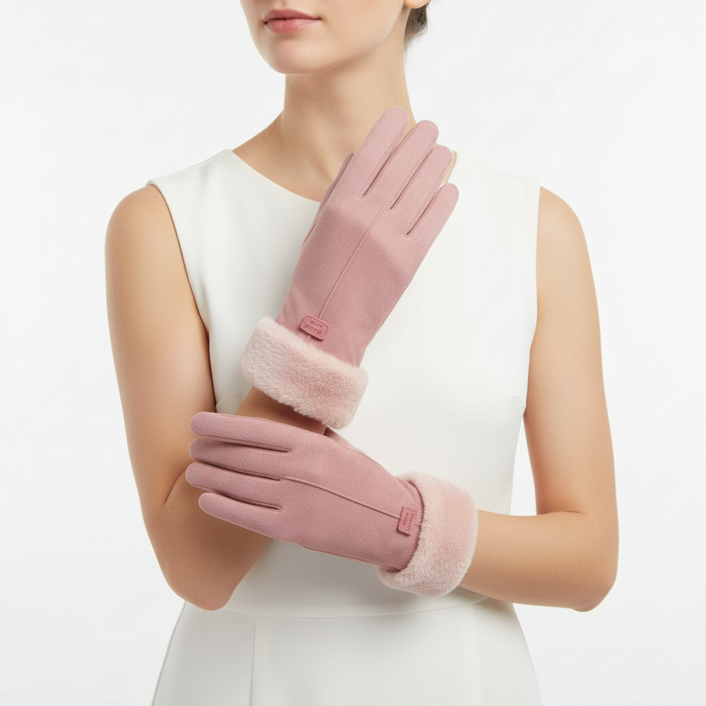 Warm Waterproof Smartphone Gloves - SuedeLux