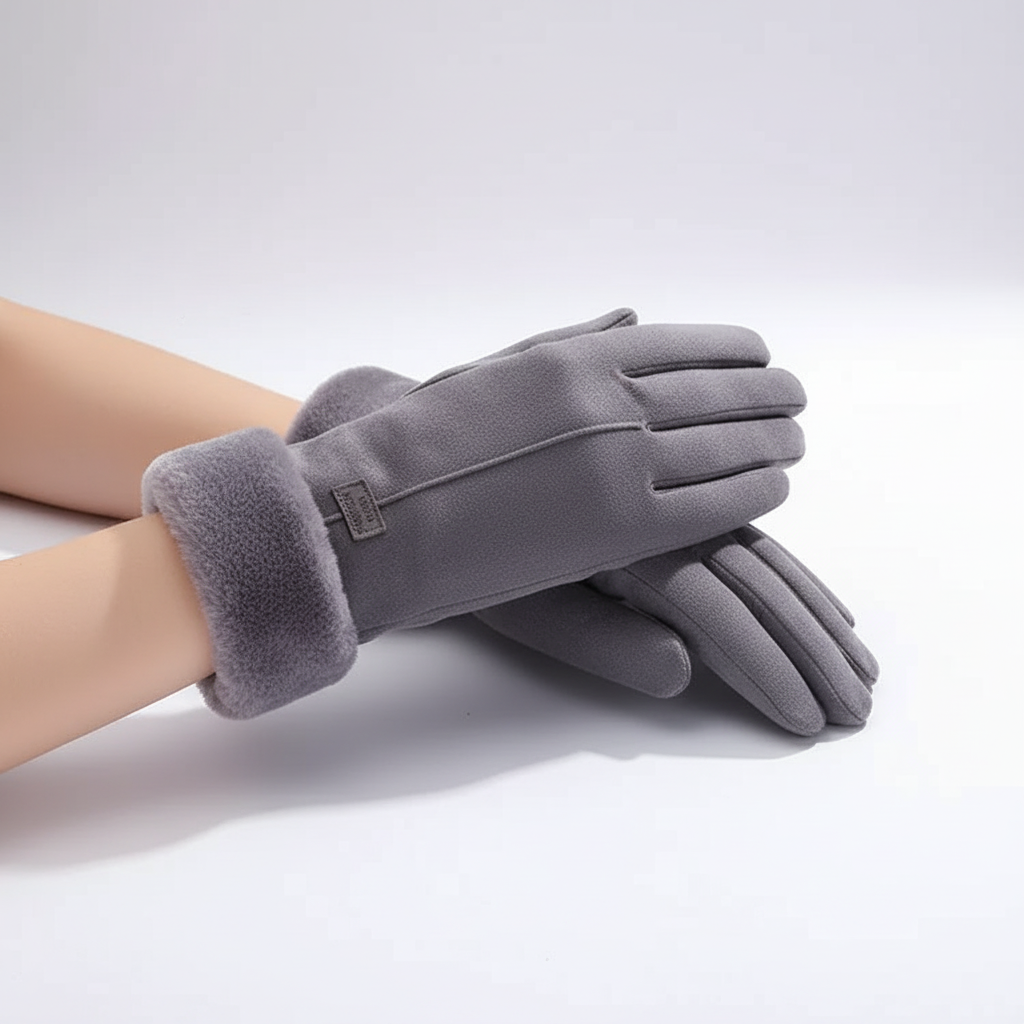 Warm Waterproof Smartphone Gloves - SuedeLux