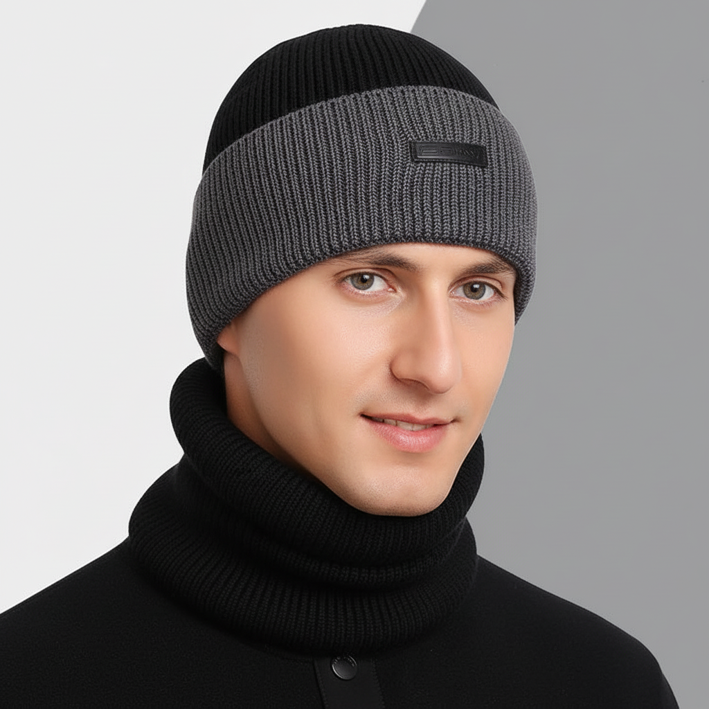 Cozy Hat and Scarf Set - Winter Accessory