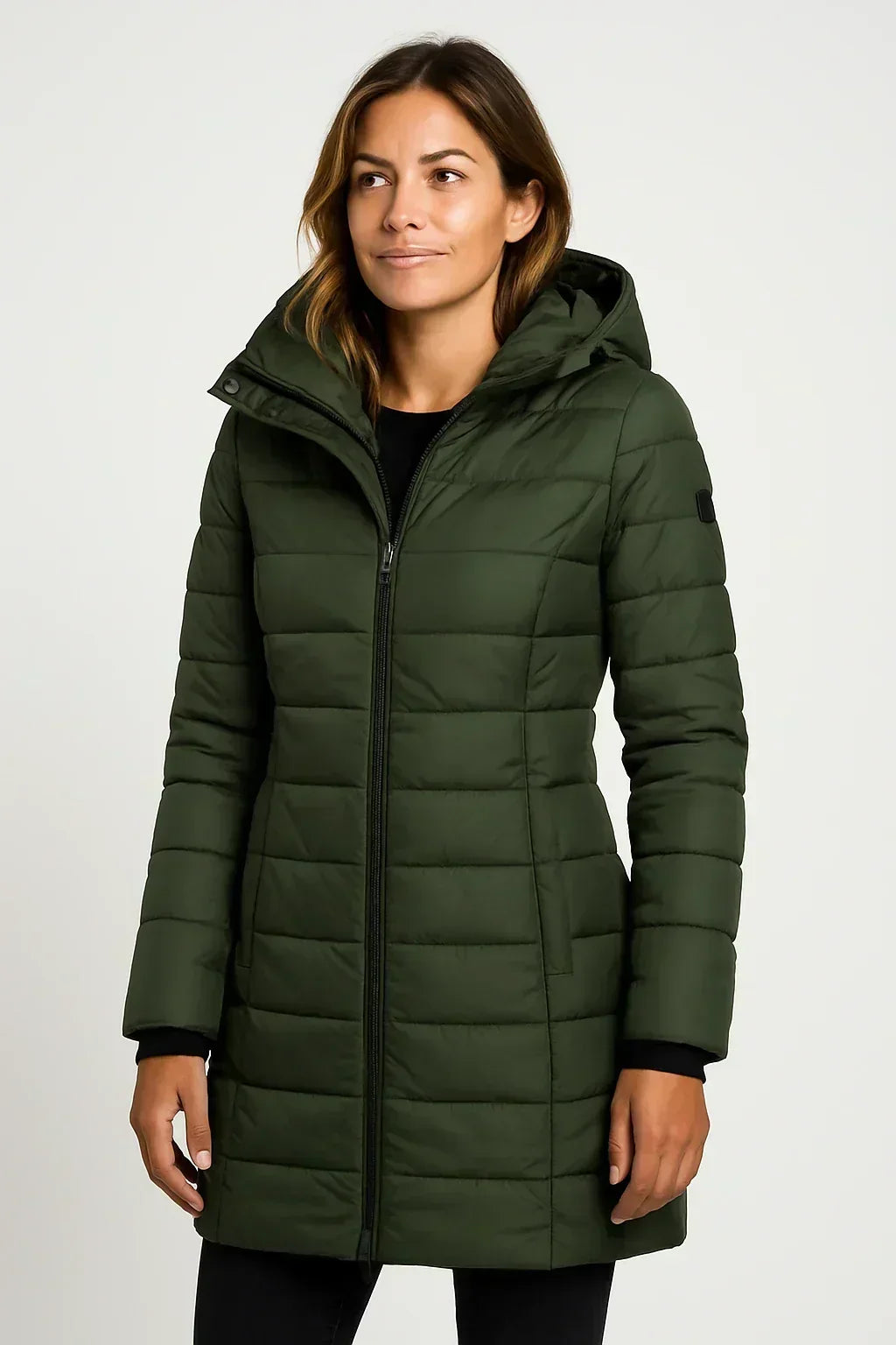 Warm Women's Padded Hooded Winter Jacket