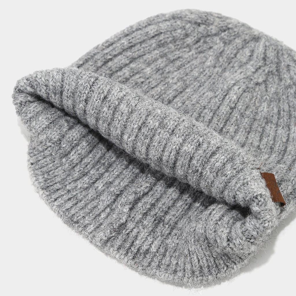Chic Striped Wool Blend Beanie - Cozy Winter Hat
