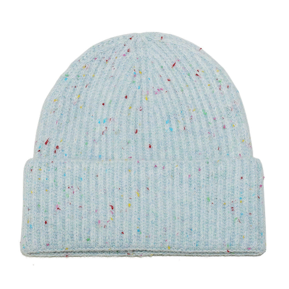 Cozy Multicolor Knit Beanie - Vibrant & Warm