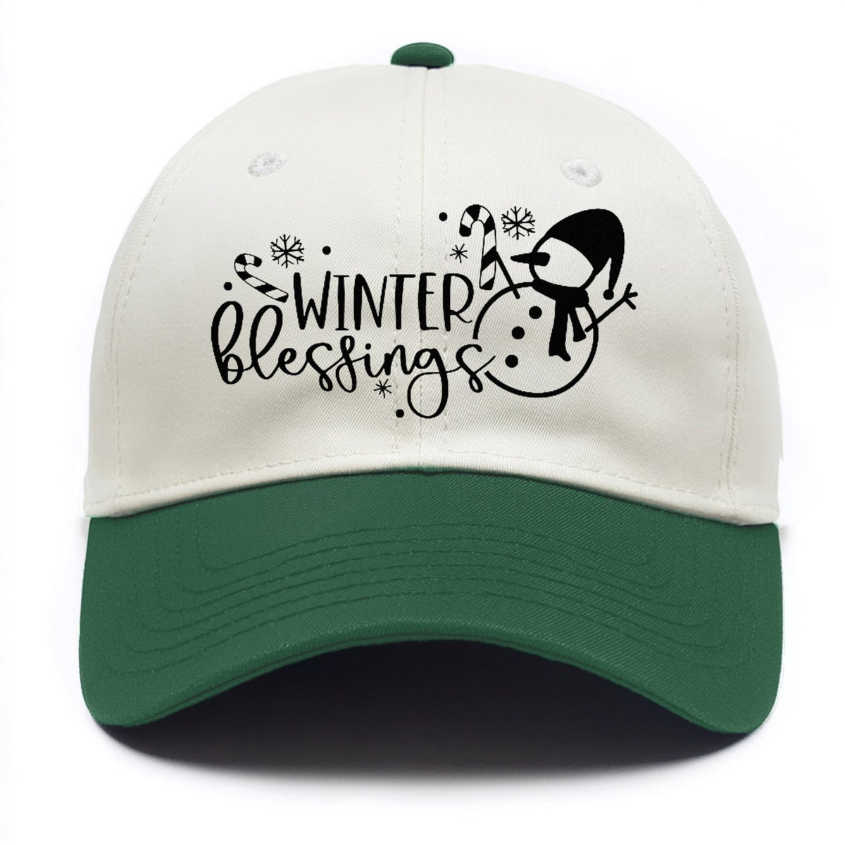 Winter Wonderland Winter Blessings Two Tone Cap
