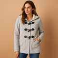 Long winter coat with hood for women | Seraphina