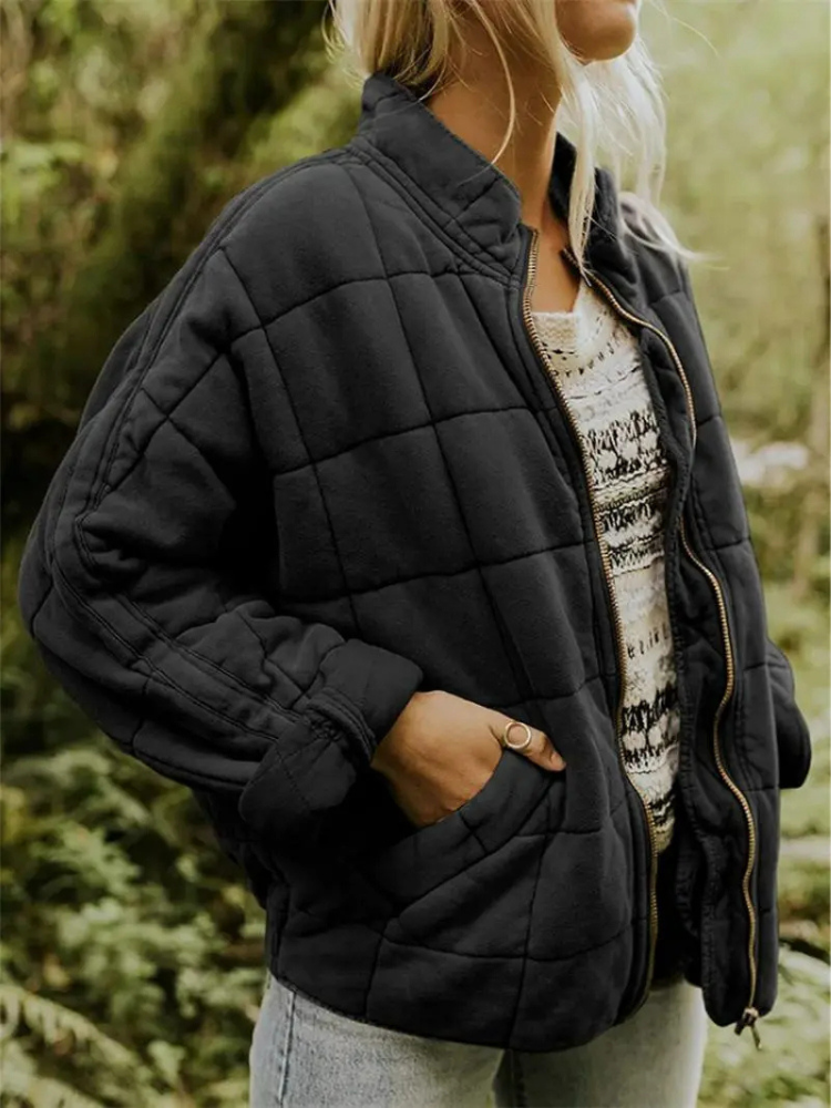 Large Cushioned Winter Coat - Eliza