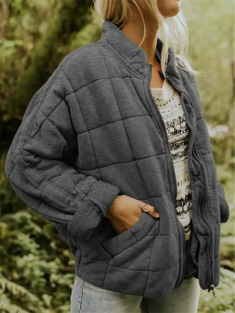 Large Cushioned Winter Coat - Eliza