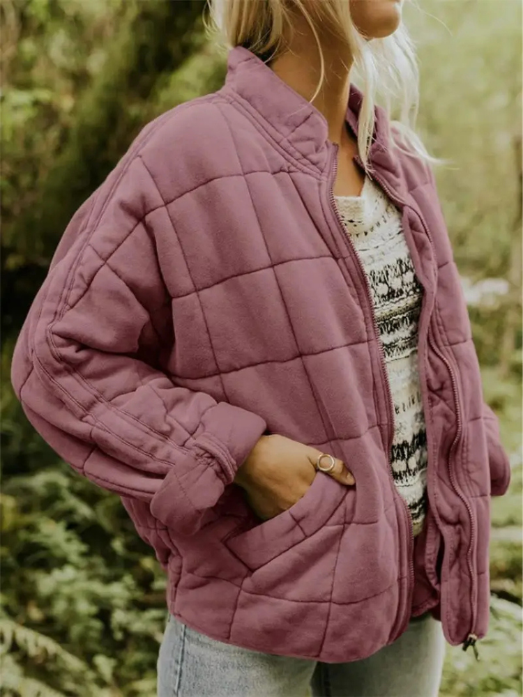 Large Cushioned Winter Coat - Eliza