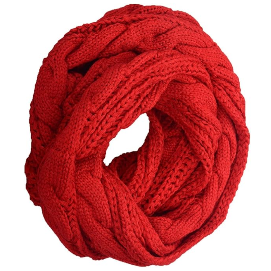 Cozy Cable Knit Cold Weather Scarf